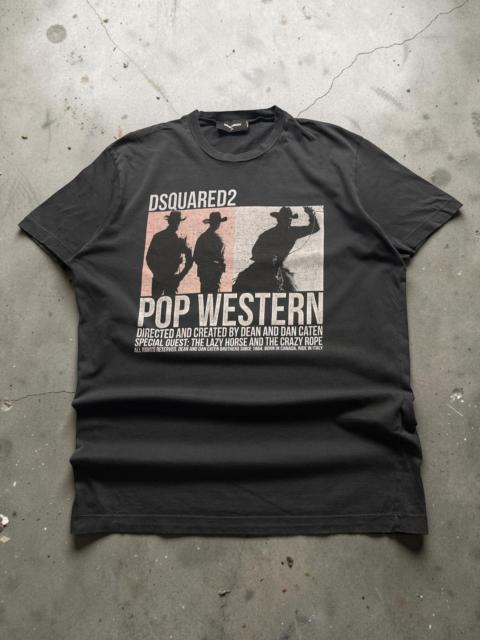 DSQUARED2 Archive Dsquared2 Pop Western Cowboys Print T-Shirt Marlboro