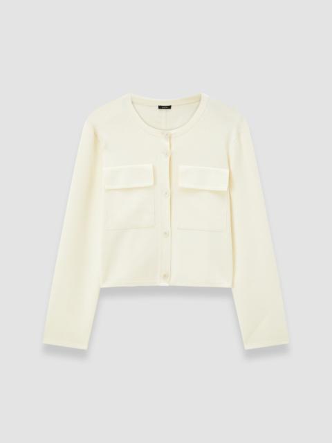 JOSEPH Viscose Knit Stretch Cardigan Jacket