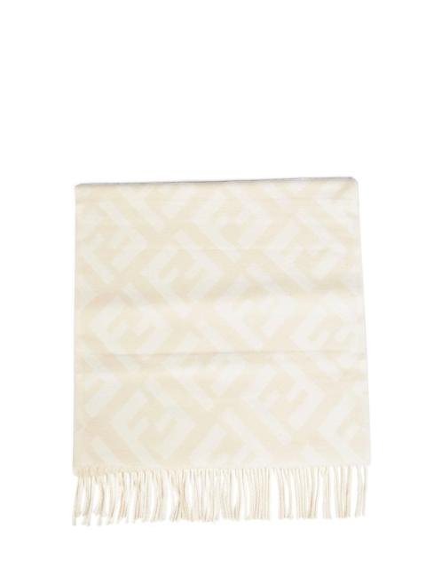 FENDI Fendi Silk Women Camelia Cashmere Ff Scarf