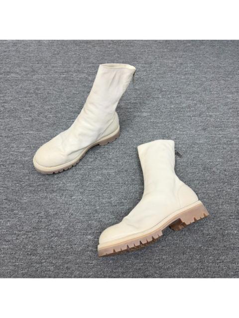 Guidi Guidi 788v leather back zip boots white
