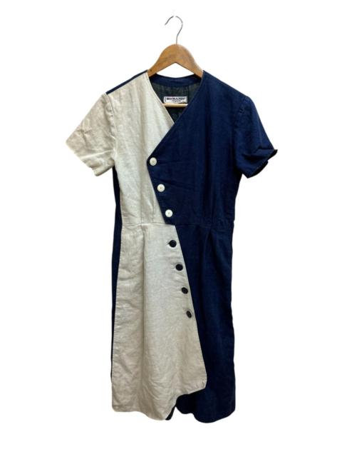 SAINT LAURENT YVES SAINT LAURENT PARIS RIVE GAUCHE 1970’s LINEN DAY DRESS