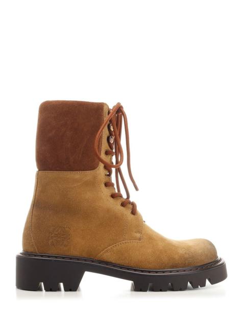 Loewe Loewe Women Suede 'Sierra' Combat Boots