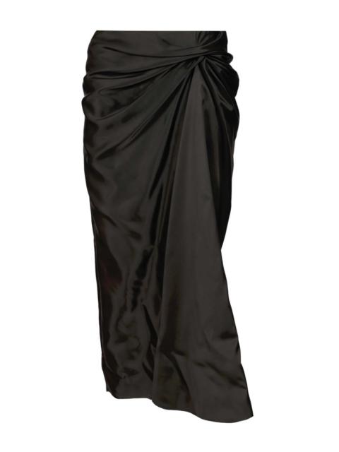 BALENCIAGA Draped Skirt Skirts Black