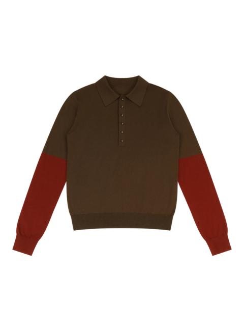 entire studios SPLIT SLEEVE POLO RUSSULA