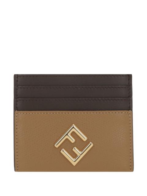 FENDI Fendi Women Ff Diamonds Leather Card Case