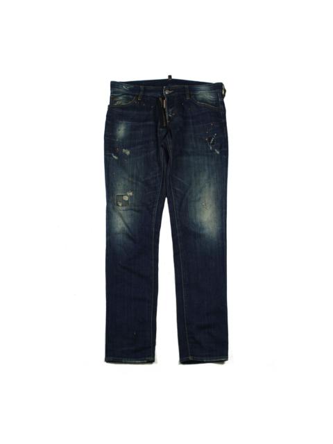 DSQUARED2 *NoTariff Dsquared2 Faded Distressed Splater Denim Pants