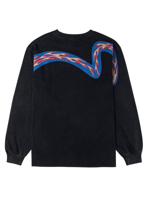 EVISU Reversed Seagull Slogan Sweatshirt