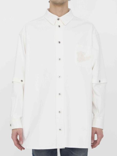 Off White Men 90S Logo Overshirt