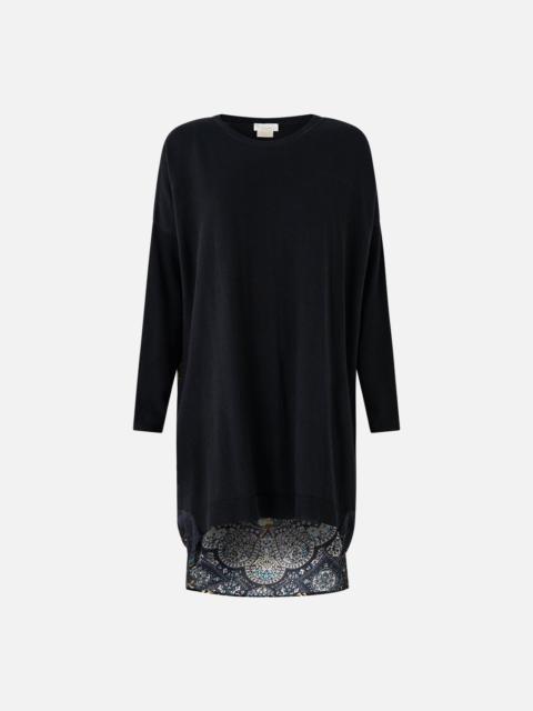 CAMILLA LONG SLEEVE JUMPER WITH PRINT BACK