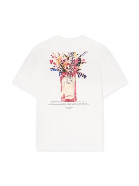 Off-White Flower Vase Regular Logo Tee