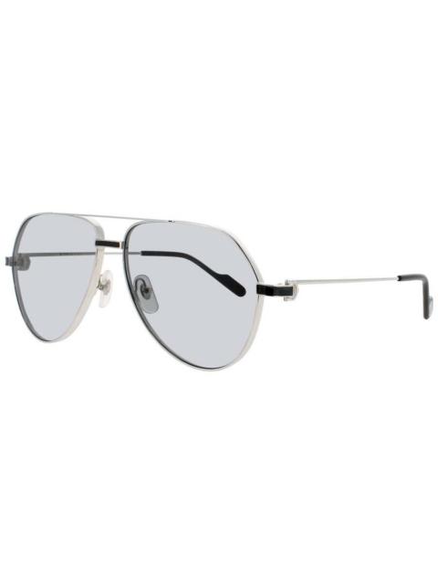 Cartier Cartier Men's Grey Rectangular Sunglasses CT0334S004