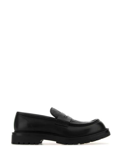 GUCCI Gucci Men Black Leather Loafers