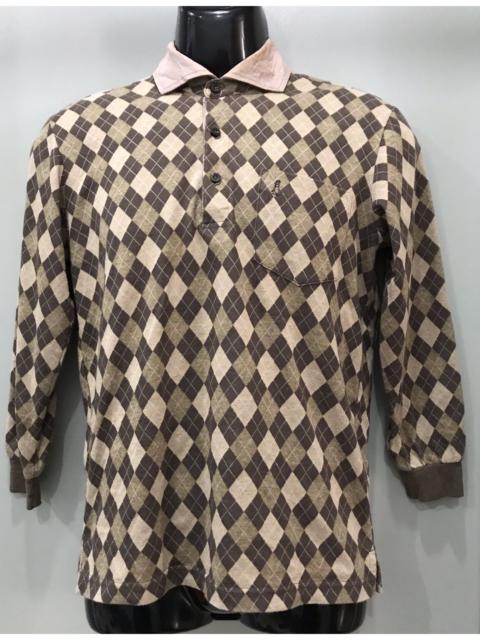 Other Designers Japanese Brand - WEATHERCOCK DIAMOND PATTERN SHIRT