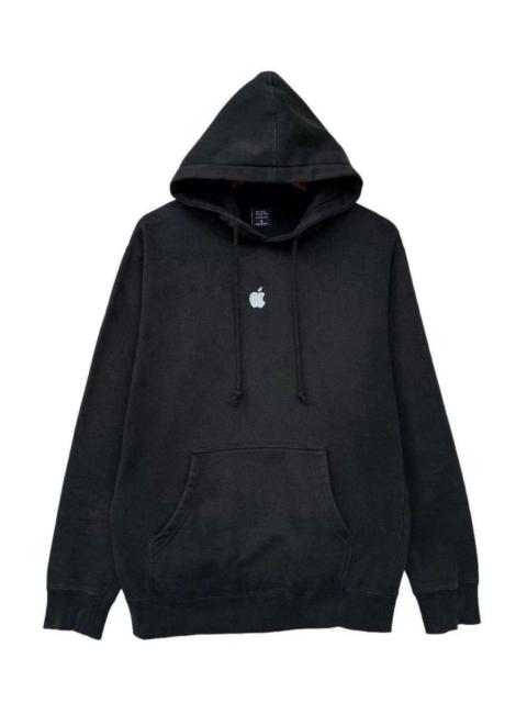 Other Designers Vintage Y2K Apple Centre Logo Cyber Black Hoodie