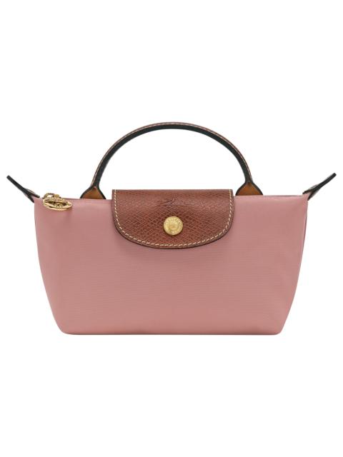 Longchamp Le Pliage Original Pouch with handle Pink Tea - Recycled canvas