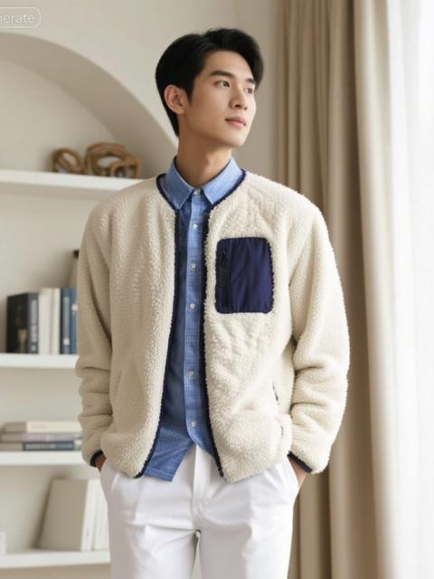 Other Designers Japanese Brand - Fieldcore Deep Pile Fleece Jacket