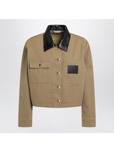 BALENCIAGA Balenciaga Beige Cropped Workwear Jacket Women