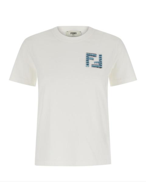 Fendi FF Strass Logo T-shirt