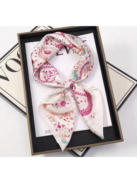 Other Designers Other - ✨Elegant Bandana Square Scarf Silky Satin Print