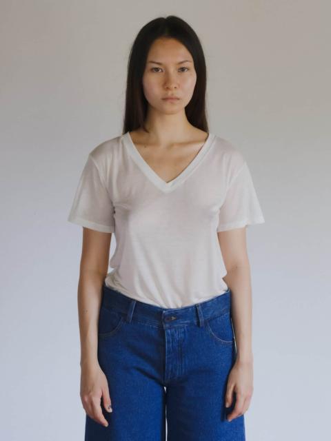 BASERANGE V Neck Tee Shirt
                  - Bamboo Lyocell