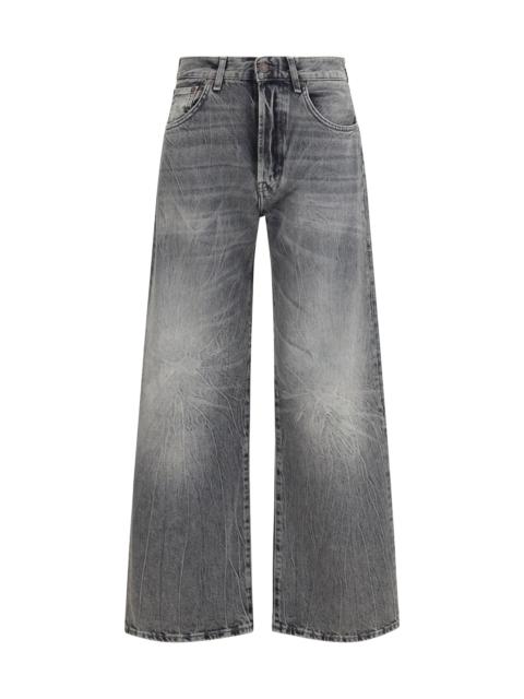 Acne Studios Acne Studios 2021F Wide-leg Jeans Washed Black