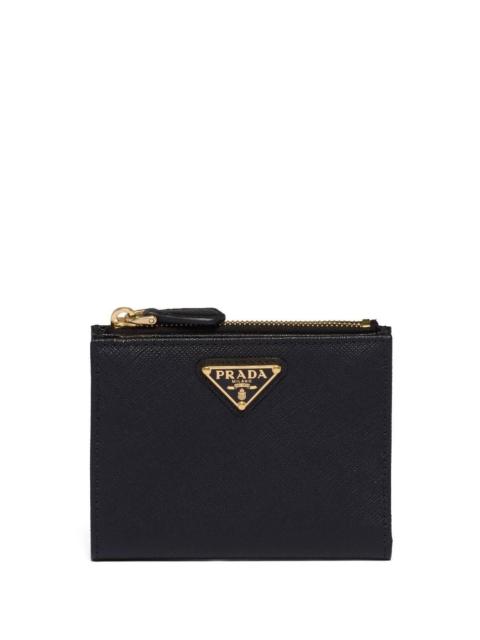 Prada Prada Triangle-logo Saffiano Leather Wallet