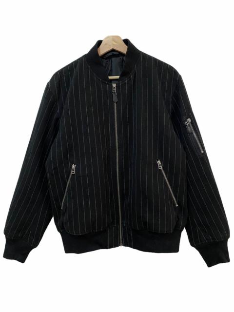 Other Designers Archival Clothing - ARCHIVE🔥GU Ma+ Stripes Wool Bomber Jacket