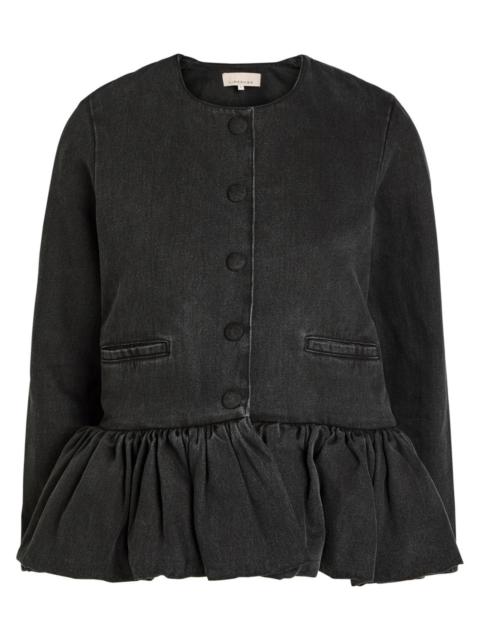 LIBEROWE Liberowe Peplum Denim Jacket