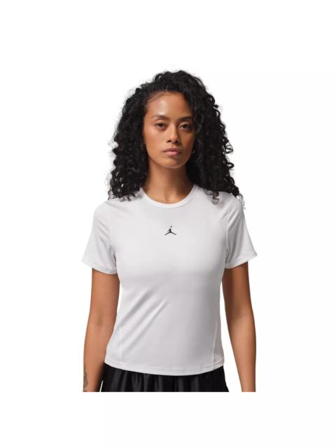 Jordan Women's Sports Essentials Dri-FIT Short-Sleeve Top -White