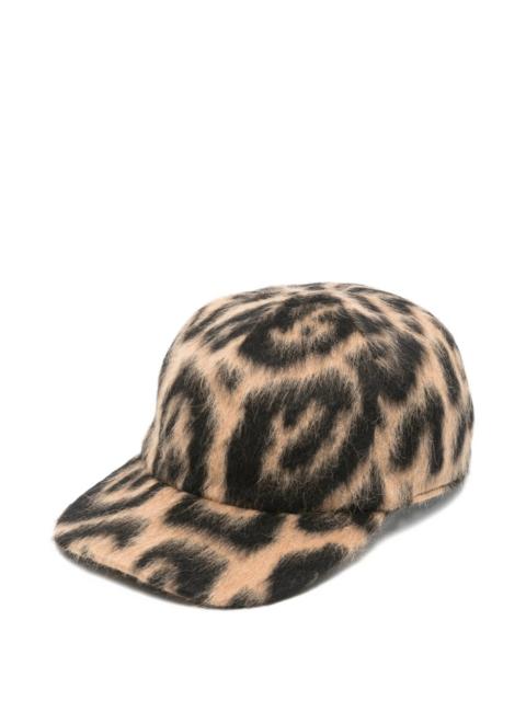 FENDI animal print cap