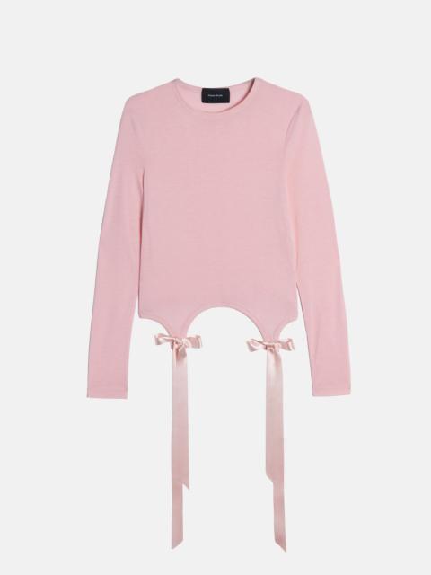 Simone Rocha Simone Rocha Women Bow Tail Easy Long Sleeve T-Shirt