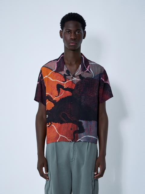BRAIN DEAD 関税込 スパイラルオーブボタンアップシャツ BRAIN DEAD Spiral Orb Shirt | lncc | REVERSIBLE