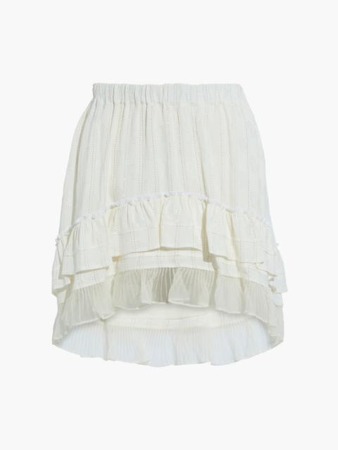 Isabel Marant Malou ruffled jacquard mini skirt