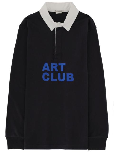 Other Designers Jw Anderson Men Polo Shirt "Art Club"