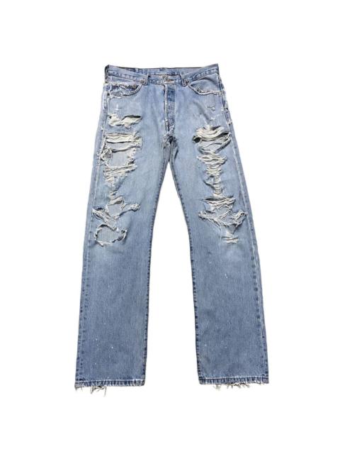Vintage Levis 501 Thrashed Jeans