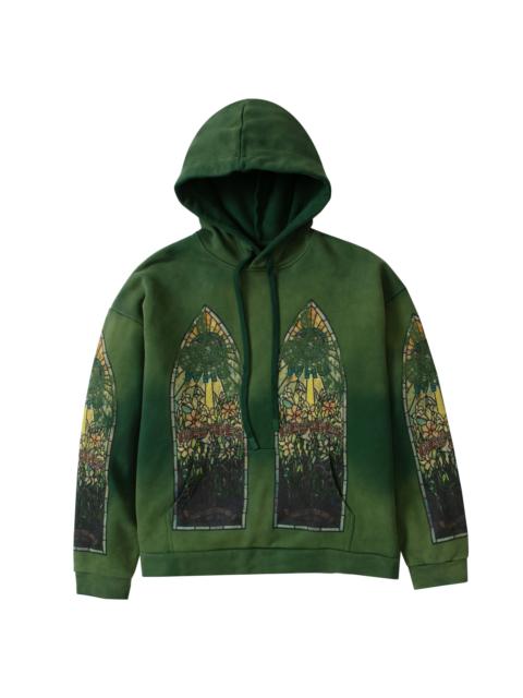 WHO DECIDES WAR FADED HOODED PULLOVER