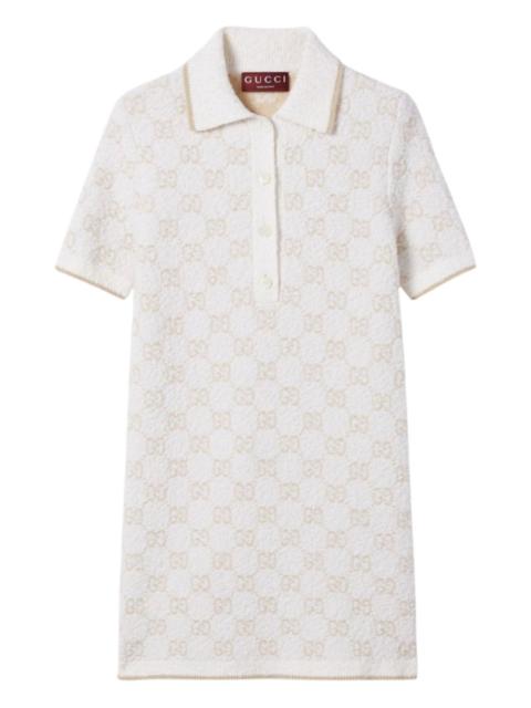 GUCCI GG-pattern short-sleeve mini dress