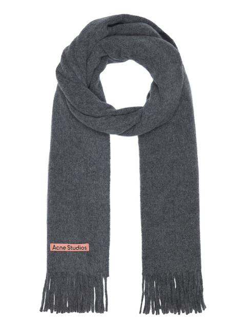 Acne Studios Canada Scarf In Grey Melange