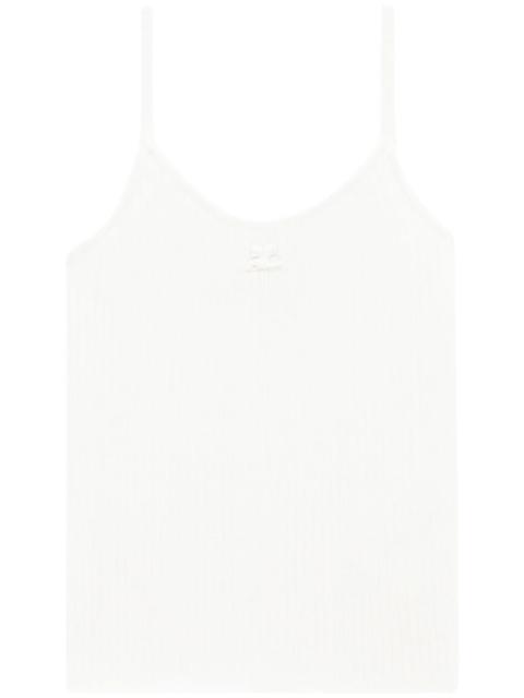 courrèges Courreges Women Reedition Ribbed Knitted Tank Top