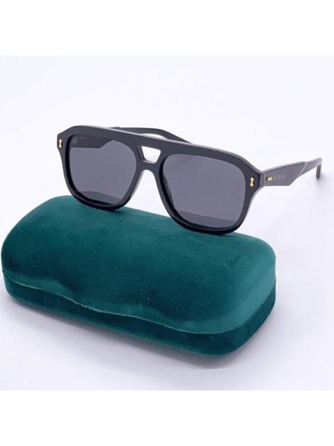GUCCI NEW GUCCI GG1263S 001 UNISEX NEW COLLECTION AVIATOR SUNGLASS