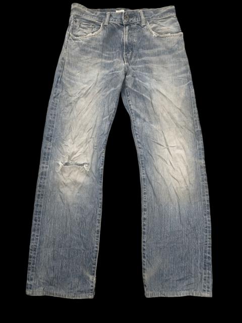 Other Designers 🔥Sick🔥Edwin 505 Ripped Distressed Selvedge Jeans