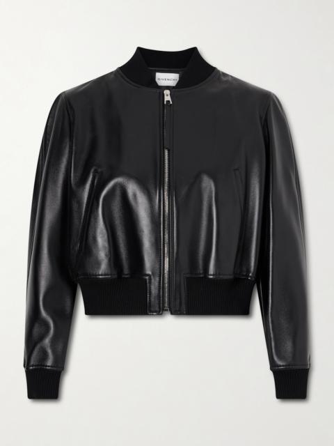 Givenchy Leather Bomber Jacket