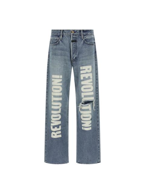 Fear of God Fear Of God Blue Denim Men