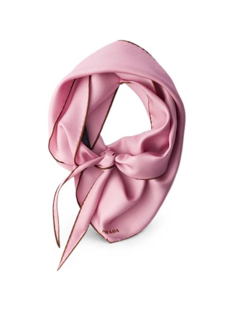 Prada Prada Women Printed Twill Scarf