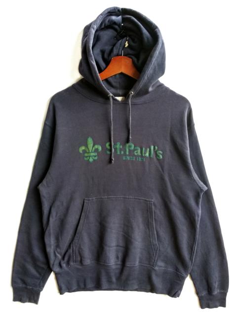 Other Designers Vintage - Vintage St.Paul's Hoodie Sweater/Size M/Dark Blue Colour