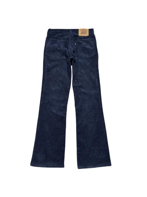 Levi's Levis 517 Dark Blue Corduroy Flare Jeans Hedi Slimane