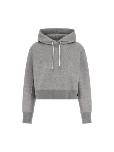 sacai SACAI Sponge Gray Cotton Hoodie New & Authentic (Women's siz