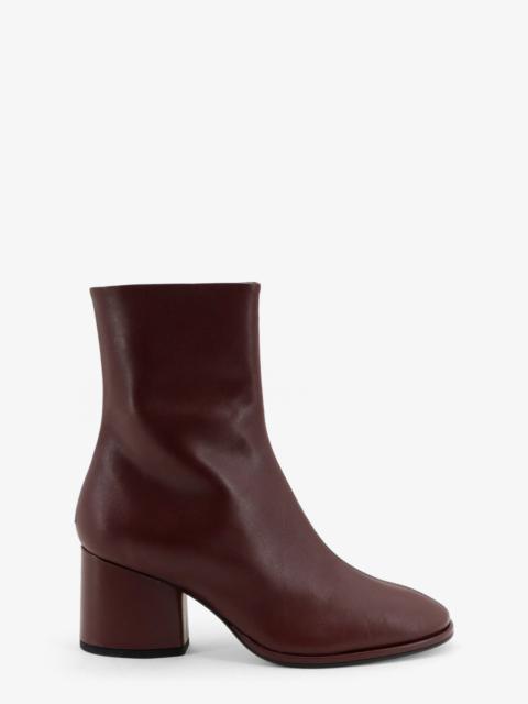 Aeyde Aeyde Leather Ankle Boots Red Women