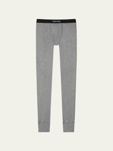 TOM FORD Men's Cotton Stretch Jersey Long Johns