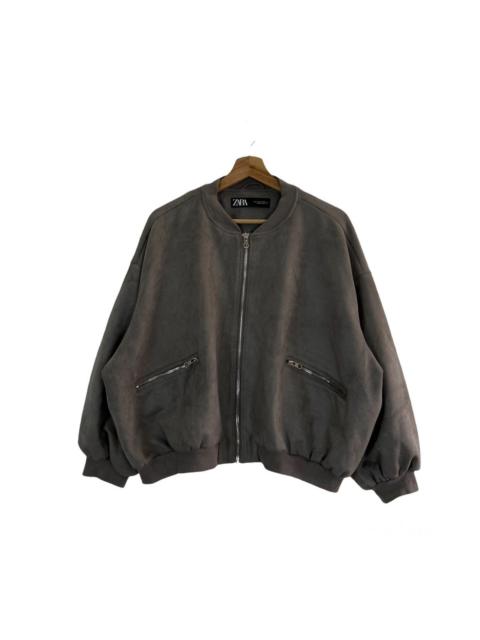 Other Designers Japanese Brand - VINTAGE ZARA BOMBER STYLE JACKET STREET WEAR STYLE